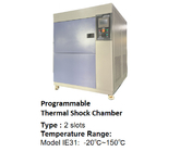 80L Verticale thermische schokproefkamer van twee-zone-drie-zone -40 °C      +150 °C Omgevingskamers