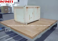 Impact snelheidsbereik 1.305-3.78 M/s Verpakkingstestmachine met W1600×H1600 mm impactplaatgrootte