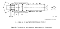 IEC60529: 1989 Waterdichte de Testmachine van GB4208-2008 125L IPX5 IPX6