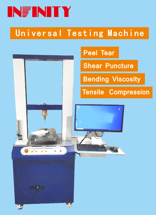 ≥ 4 mil Scan Universal Testing Machine met een meetnauwkeurigheid van ±0,05 mm Verplaatsing