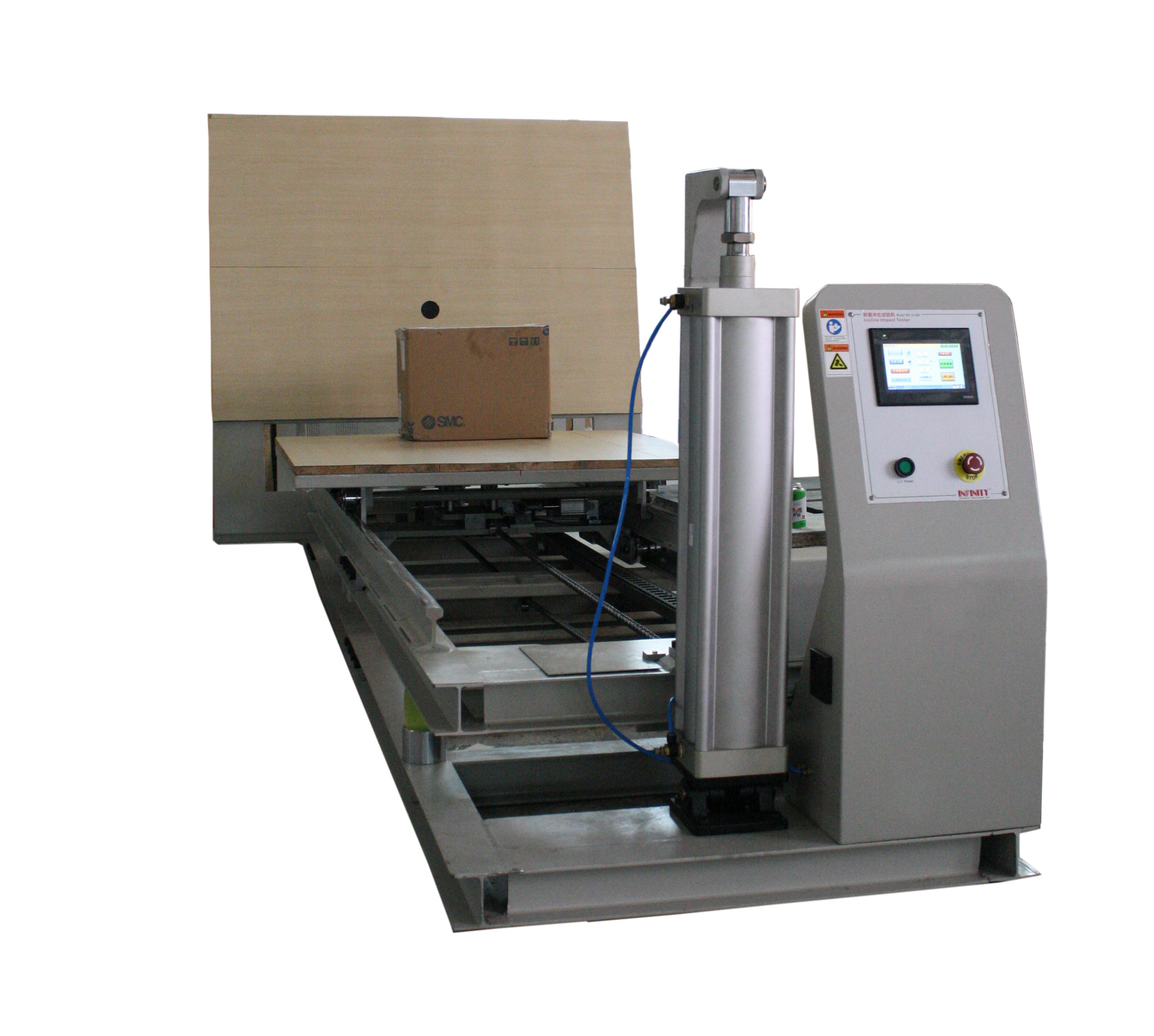 Helling Geneigde Effect het Testen Machine met LCD Comité voor Doos/Kartonverpakkingsmateriaal