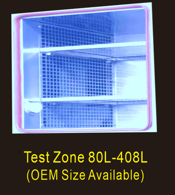 80L tot 408L Programmable Rapid Temperature Change Test Chamber Temperatuurherstel in ≤5 minuten