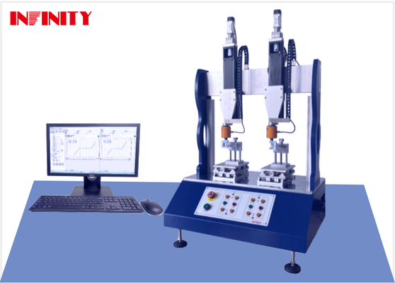 Hoge nauwkeurigheid Dual-station Swing Force Testing Machine met schakelbare taalinterface