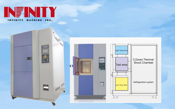 18 kW brontemperatuur snel veranderende tester met interne doos Grootte van 500x400x400mm