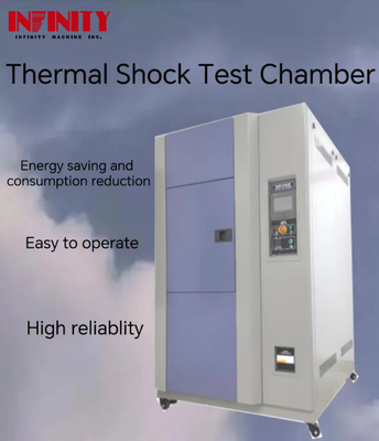 50 Hz warm- en koude impact testkamer voor snelle koeling interne doos Grootte 500x400x400mm
