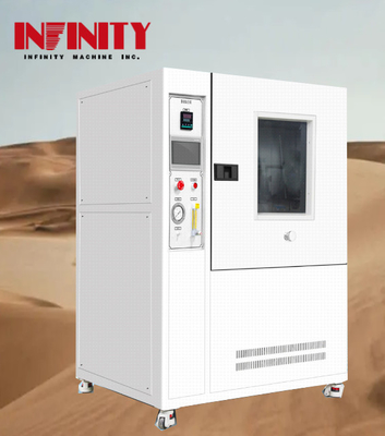 Testkamer met zand en stof geschikt voor IP5X- en IP6X-proofing