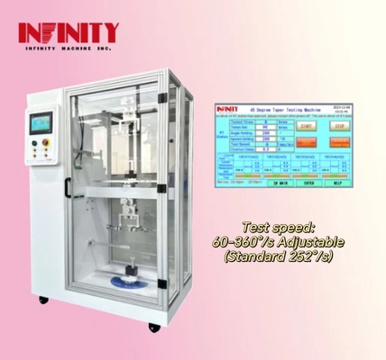 Testsnelheid 60-360°/s Draad 45° Cone Pull Testing Machine Met Draadgeleiding Functie