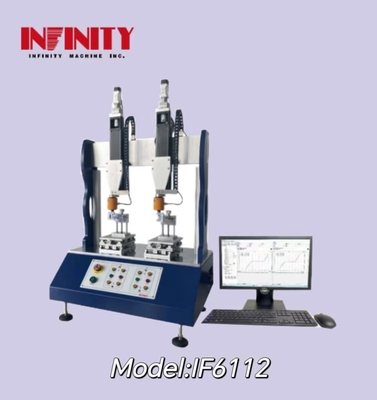 Dual-station Swing Force Testing Machine met ±0,3% krachtwaarde nauwkeurigheid en testsnelheid van 0,1-1200 mm/min