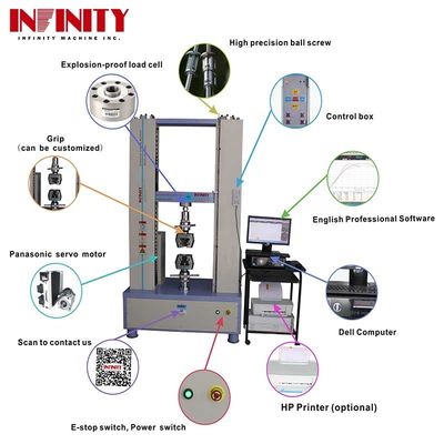 100Kn 200Kn 300Kn Universele Trekproefmachine