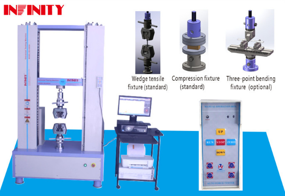 Scheerfuncties Texile Universal Tensile Testing Machine met 1500 kg hoofdeenheid Gewicht 380V