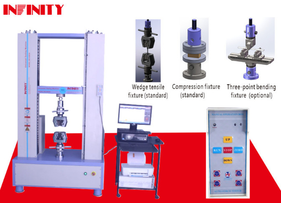 Hoog nauwkeurige universele trekproefmachine Ball Screw Transmission Rod Kleefband Servo-gecontroleerd