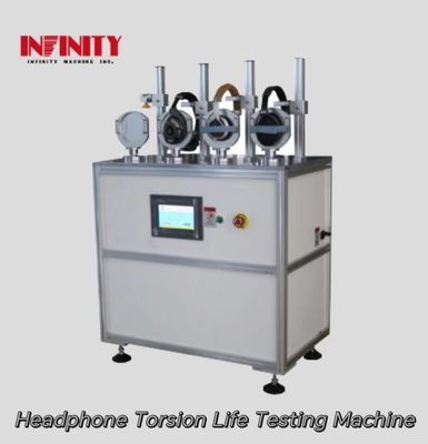High Speed Low Noise Headphone Torsion Life Testing Machine met wisselstroomservomotor