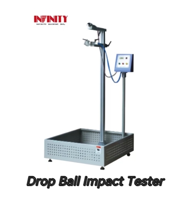 400 x 450 x 2200 mm drop ball impact tester voor acryl ball gewicht 150 g uithoudingsvermogen test