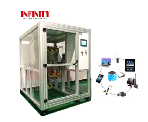 Economische Smartphone Rolling Drop Test Machine met LCD PLC Controller AC220V 50Hz 3A