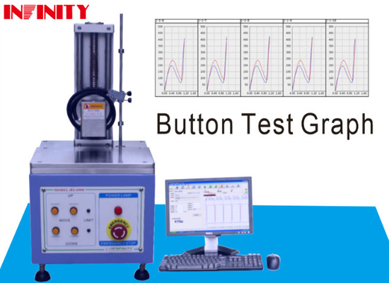 Hoogprecisie Servo Control Keystoke Switch Tester voor elektronische producten Servo Control Button Force Tester