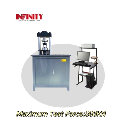 Testkrachtmetingsbereik 4%-100%FS KN φ130mm zuigerdiameter piekwaarde Micro-electro-hydraulische servocompressie