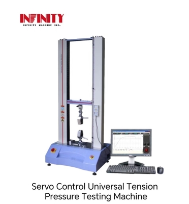 Zee / schuim servo controle universele spanningsdruk testmachine met test snelheid van 0,01-500 mm / min