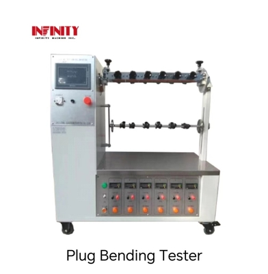 IN-8100A Plug Bending Tester 1-180° ±90° Verstelbaar gewicht van 132kg IN-8100A
