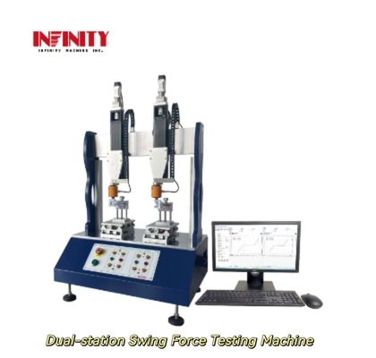 Krachtaccuraatheid ±0,3% Dual Station Swing Force Testing Machine voor Radio Port
