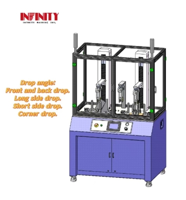 Mobiele telefoon Micro Fall Testing 6 Sides 4 Corners Herhaaldelijk licht vallen Test Machine