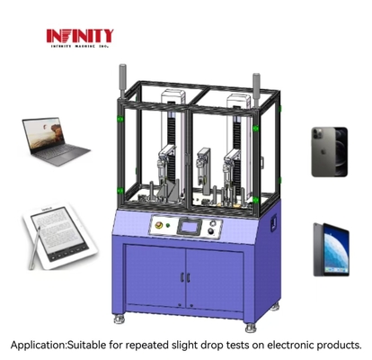 Mobiele telefoon Micro Fall Testing 6 Sides 4 Corners Herhaaldelijk licht vallen Test Machine