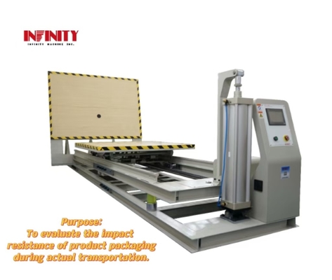 GB/T4857.11 Horizontale botstest Verpakking van het product Schuine botstestmachine