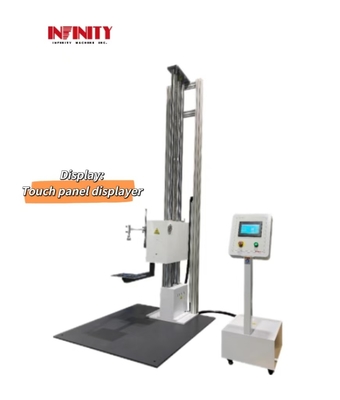 Eenvoudige vleugel kartonnen pakket Drop Testing Machine 50kg Load Falling Drop Impact Tester