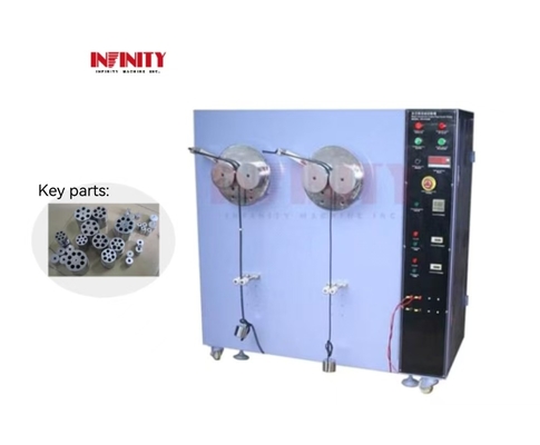 Flexible Cable Bending Cycle Fatigue Testing Machine Stroomvoorziening AC220V 50Hz 5A