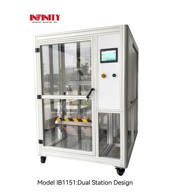 IB1151 Testmachine voor twee stations met valhoogte van 500 en 1000 mm