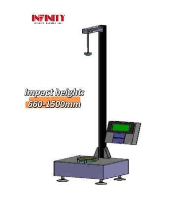 7 inch HMI LCD touchscreen vallen dart impact test machine voor plastic film