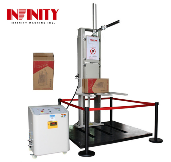 Maximale lading 300 kg Hoge snelheid Handhaving Grotere grootte Verpakking Zero Drop Testing Machine