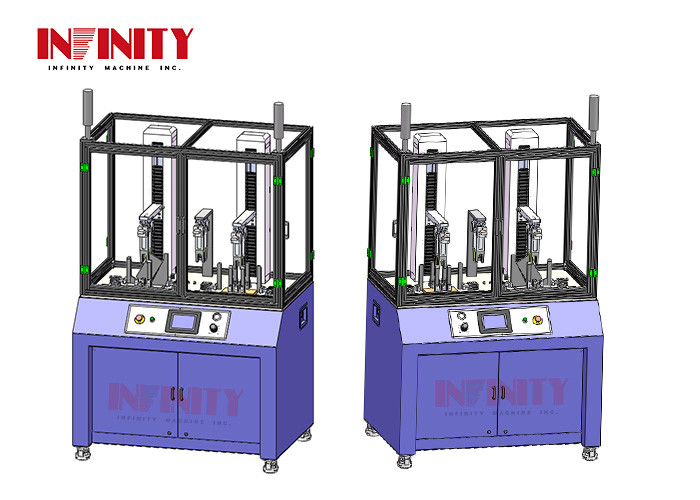 Dual station herhaalde lichte val test machine voor mobiele telefoon herhaalde val test