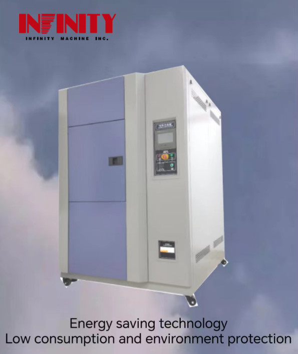 1480×1450×1950 Programmeerbare warm-koude schoktestkamer met luchtgekoelde condensatormodus