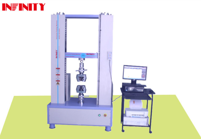 High Precision Servo Controlled Universal Tensile Testing Machine Load Accuracy ± 0,25% Eenheid Schakelbaar naar N