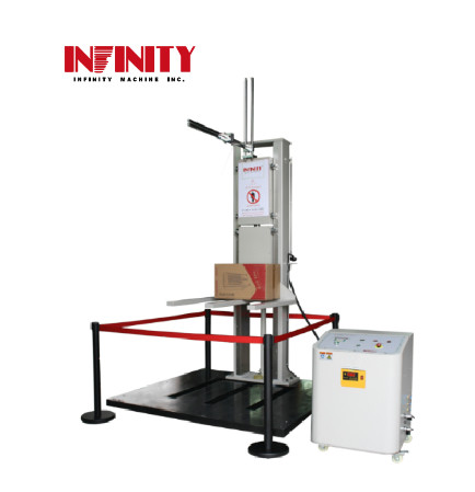High Precision Packaging Drop Test Machine voor slagvastheidstest Dubbelbaan 1400mm