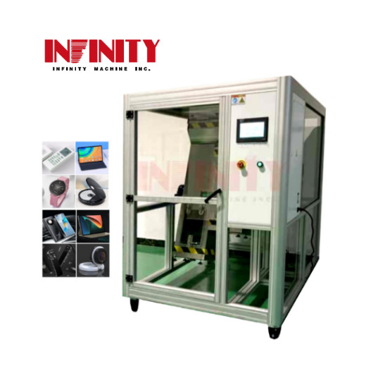 IEC 60068-2-32 Tumble Tester voor rollend-druppel testen met touch panel control AC220V 50Hz 5A