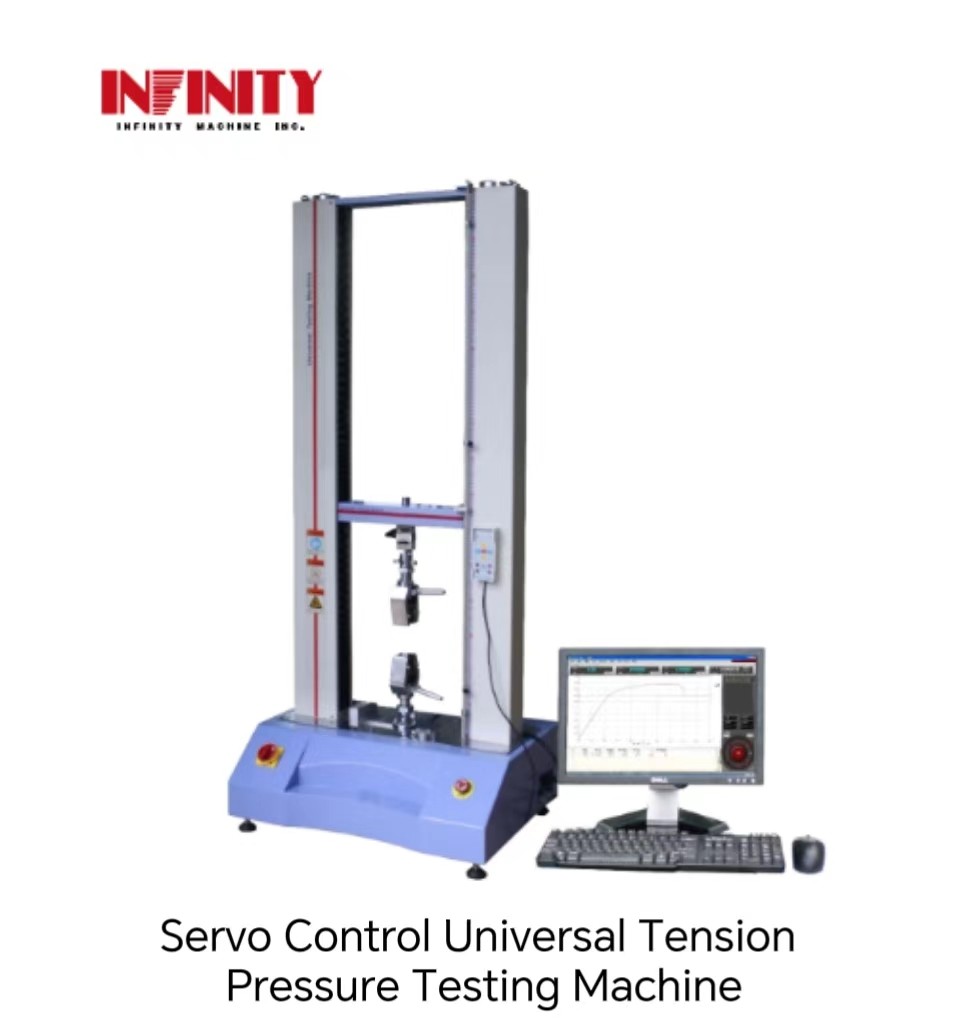 Zee / schuim servo controle universele spanningsdruk testmachine met test snelheid van 0,01-500 mm / min