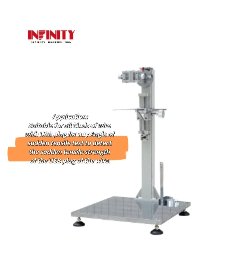 Gemakkelijke werking Rotatiehoek 0~360° USB Plug Wire Pull Strength Testing Machine