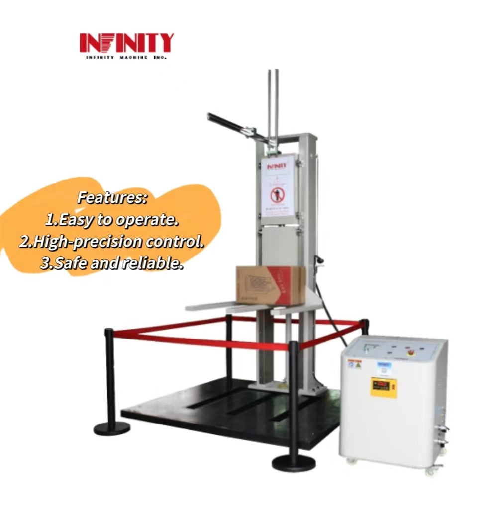 Verpakkingen Zero Drop Testing Machine voor het testen van grotere verpakkingsmaat