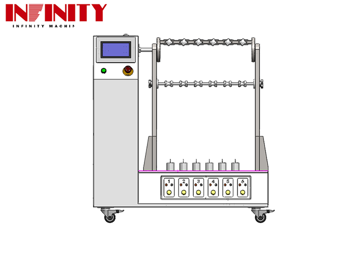 IEC 60884-1:2022 Standaard testmachine voor het buigen van flexibele kabels met verstelbare buighoek 1~180°