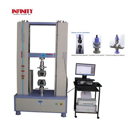 Computerbesturing Multifunctionele universele trekproefmachine voor metalen staven 100KN UTM UTS