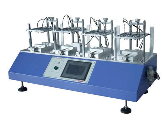 Pneumatische sleutel levensduur test machine 4 stations Knop Duurzaamheid Sleutel slag Tester Luchtcilinder slag Pneumatische IEC60068-2-68